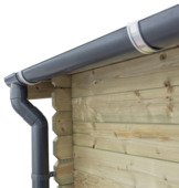 Dakgoot Ø10 cm - D200 cm