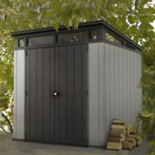 Keter tuinhuis Artisan 77 kunststof 218 x 214 x 226 cm