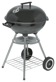 Handson kogelbarbecue houtskool BBQ metaal zwart Ø 43 cm