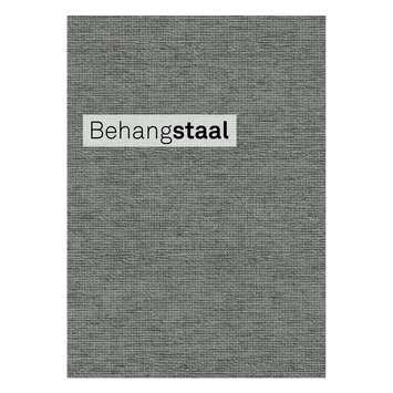 Behangstaal vliesbehang uni fenne lichtgrijs (dessin 106978)