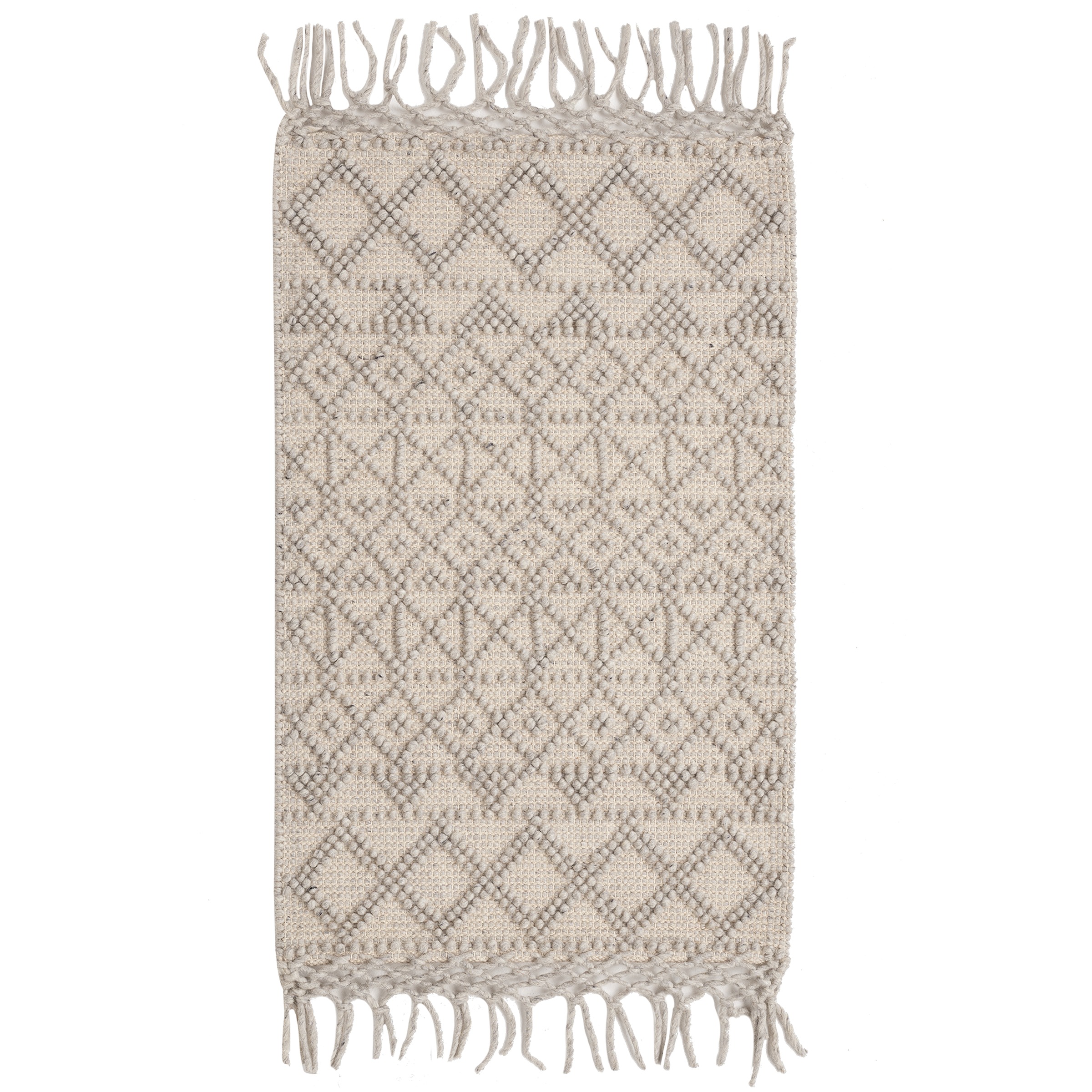 Vloerkleed Madras Zilver 60X100 huismerk kopen in de aanbieding