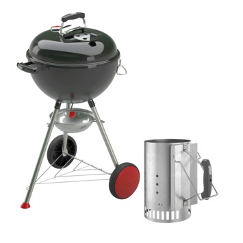 Weber BBQ Kettle Plus met brikettenstarter