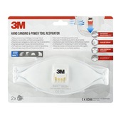 3M fijn stof masker vouwbaar met uitademventiel 9322C2 2 stuks