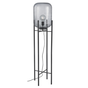 KARWEI vloerlamp Juno rookglas