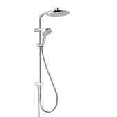 Hansgrohe regendoucheset MySelect S 220 met handdouche 3 standen chroom - - hartafstand kraan 15 cm