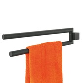 Tiger Nomad handdoekrek 2-arms zwart