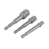 suki adapterset voor boormachine 1/4 inch, 3/8 inch, 1/2 inch 6.3 mm, 10 mm en 12.7 mm