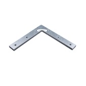 Raamhoek Verzinkt 120x120 mm - 4 Stuks