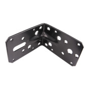 Hoekanker met Ril Zwart 90x90x60 mm