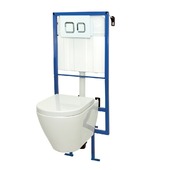 Allibert Azzily Inbouwreservoir met hangend toilet