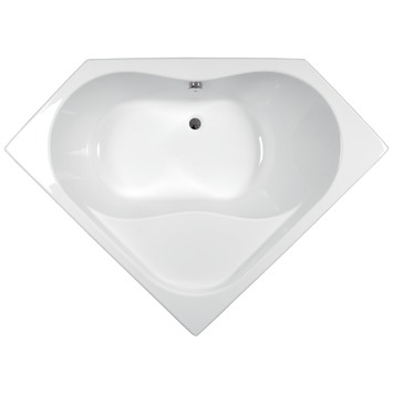 Allibert Inoa hoekbad ca. 145x145 cm wit toplax