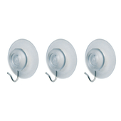 Tiger zuighaak klein transparant