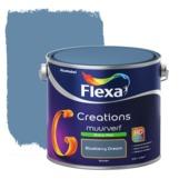 Flexa Creations muurverf extra mat blueberry dream 2,5 l