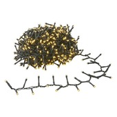 Kerstverlichting 700 LED semi-clustersnoer 8 functies warm wit voor buiten