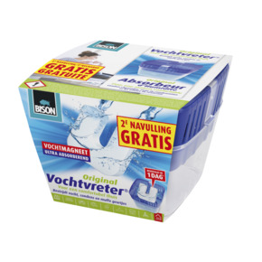 Bison vochtvreter magneet navulling 450 g (2 stuks)