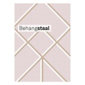 Behangstaal vliesbehang losanges rose (dessin 106156)