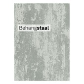 Behangstaal vliesbehang raven grijs (dessin 106985)