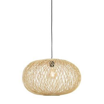 Gevoelig voor element hulp Hanglamp Lenni Ø55x35 cm rotan naturel kopen? hanglampen | Karwei