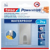 Tesa Powerstrips Waterproof haak RVS 2 kg