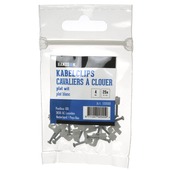 HANDSON kabelclip plat wit 4mm (25 stuks)