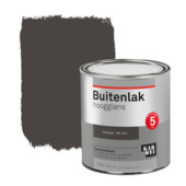 Karwei buitenlak hoogglans zwartgrijs 750 ml