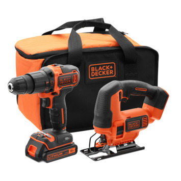 was Likken Lelie BLACK+DECKER 18V accuklopboormachine en Decoupeermachine met 1,5Ah accu en  opbergtas kopen? | Karwei