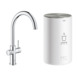 Grohe Red keukenkraan Compact met C-uitloop incl. 4 liter kokend water boiler Chroom