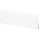 Hoge plint kwartrond clip wit 0,9 x 12