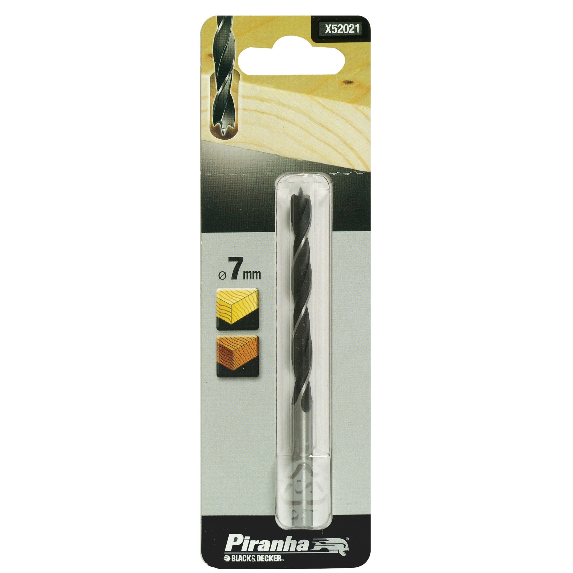 Piranha Houtspiraalboor X52021 7 Mm piranha kopen in de aanbieding