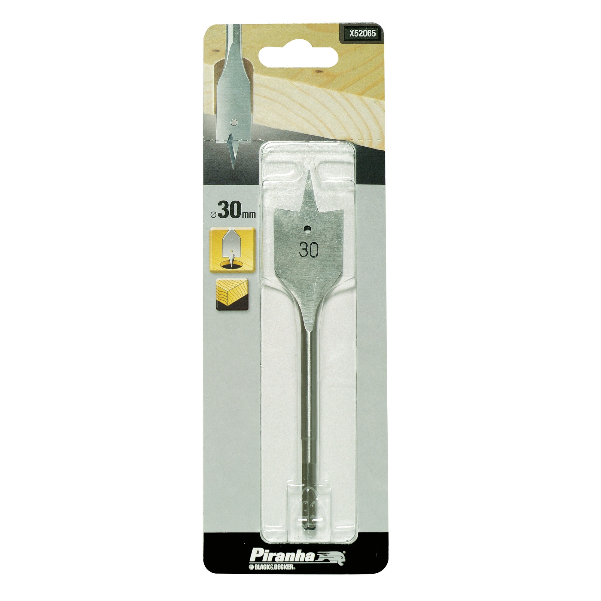 Piranha Platte Houtboor X52065 30 Mm piranha kopen in de aanbieding