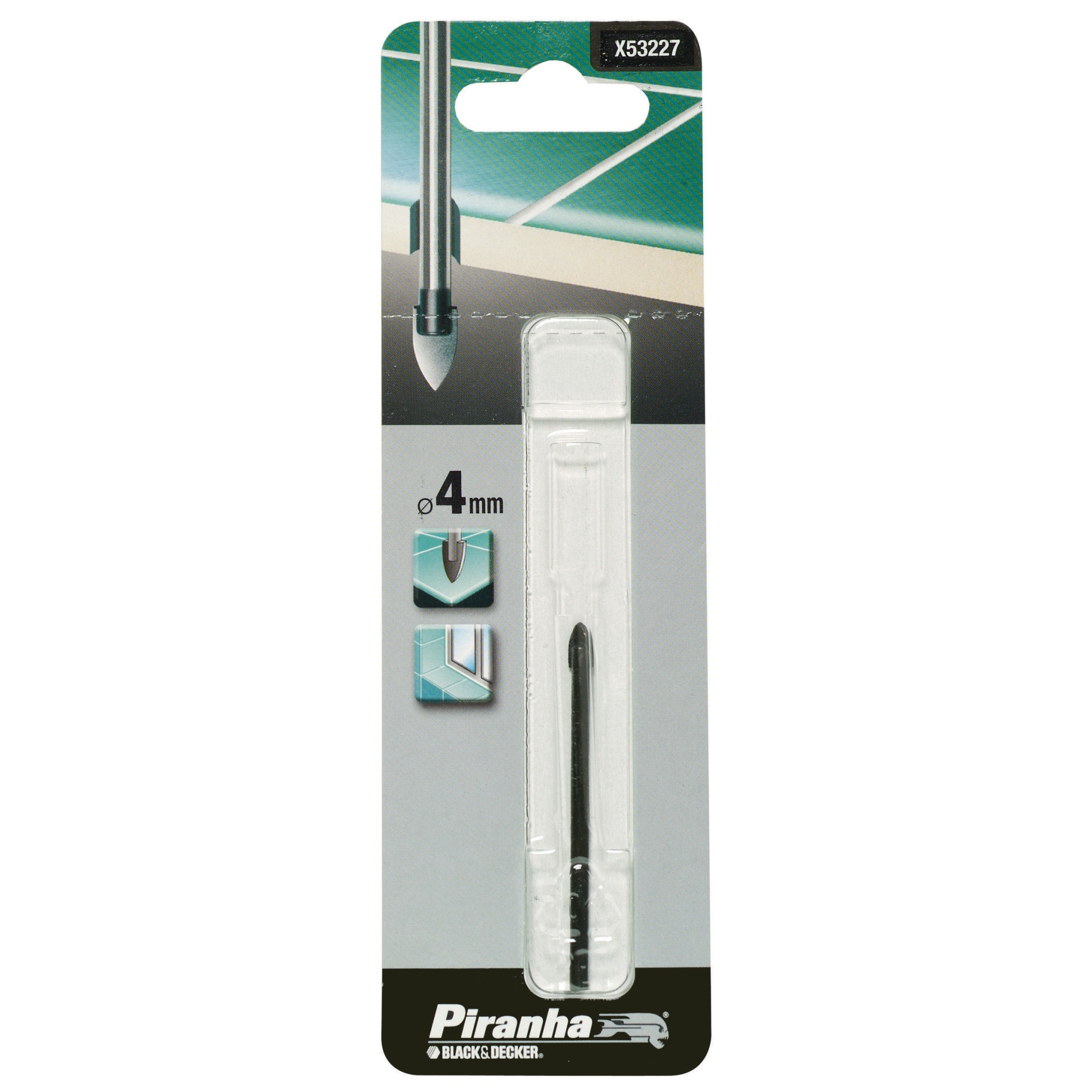 Piranha Hi Tech Tegel Glasboor X53227 4 Mm piranha kopen in de aanbieding