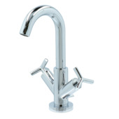 Absolut Post 2-knops wastafelkraan Chroom