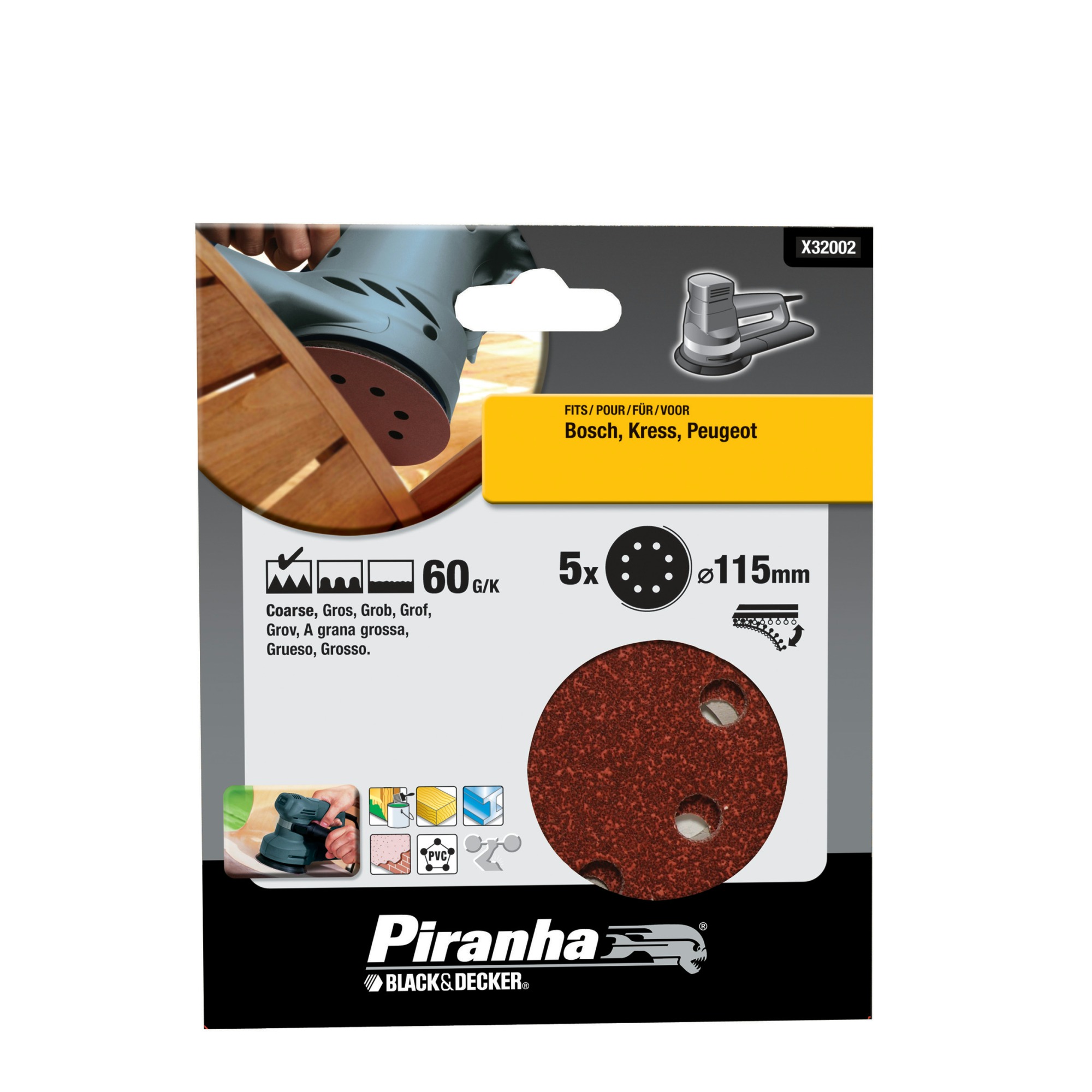 Piranha Schuurschijf X32002 K60 115 Mm 5 Stuks piranha kopen in de aanbieding