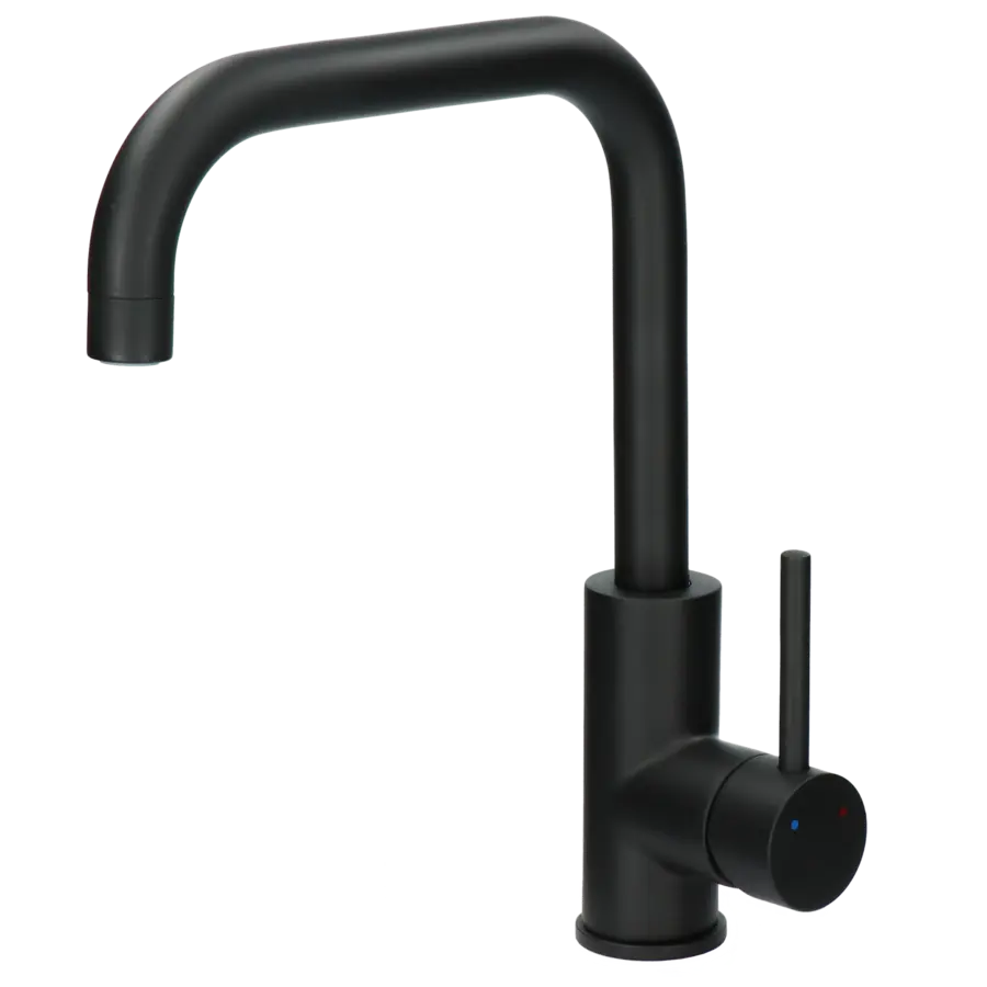 Handson Olivier éénhendel keukenkraan mat zwart