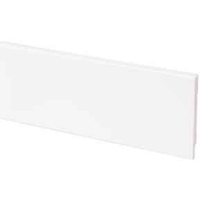 Hoge plint blok wit 1,2 x 11,9