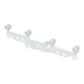 Intensions overschuifrunner gordijnrail Plus wit 2 stuks