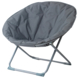 Padded klapstoel rond grijs 67 x 80 x 78 cm