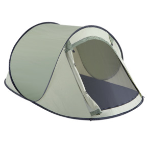 Pop-up tent 2 personen polyester groen 245 x 145 x 100 cm
