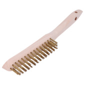 suki staalborstel 3 rijen messing