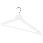 Kledinghangers hout wit - set van 5 