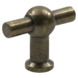 Knop Thea messing antiek 50mm