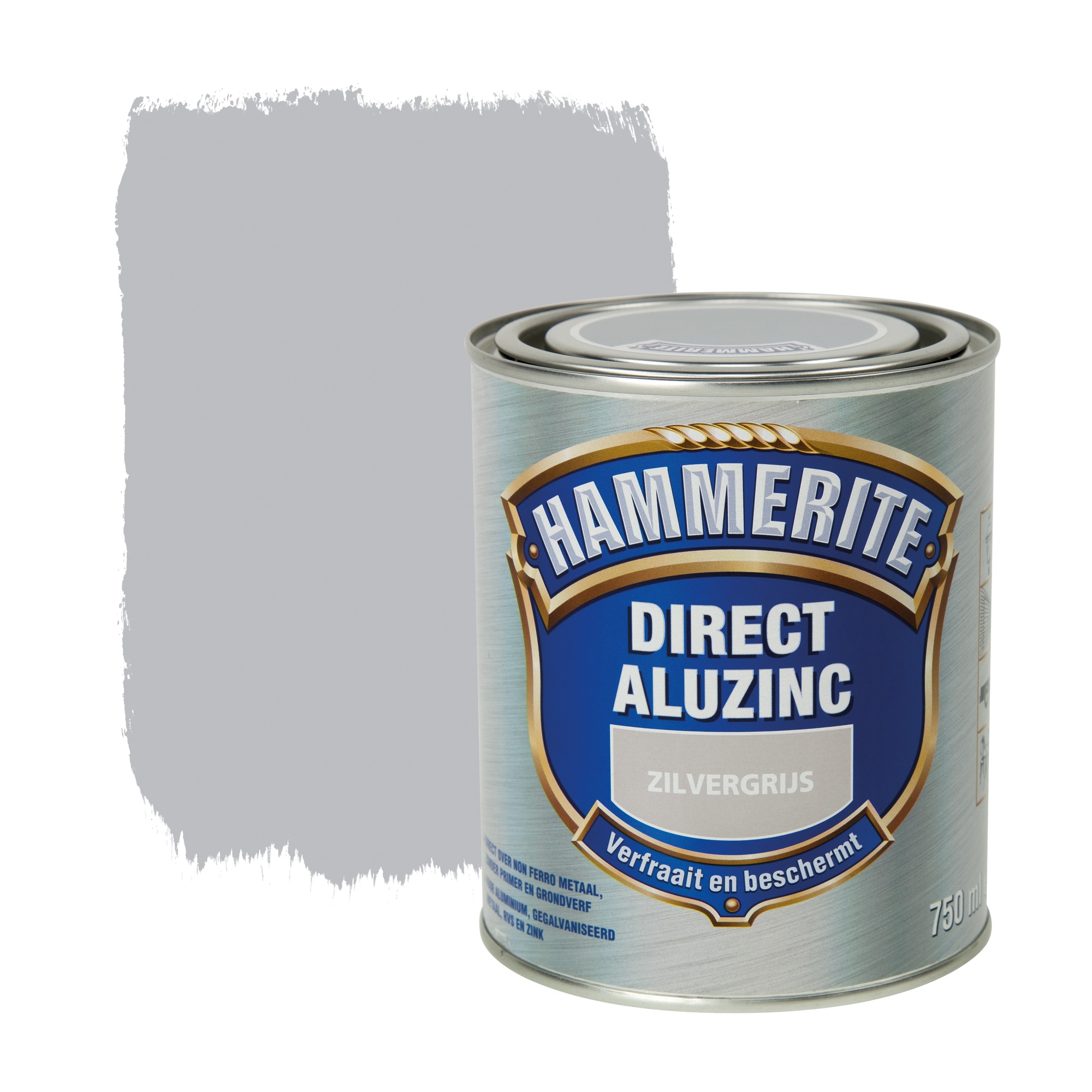 Hammerite Direct Aluzinc Metaallak Zilvergrijs 750 Ml hammerite kopen in de aanbieding