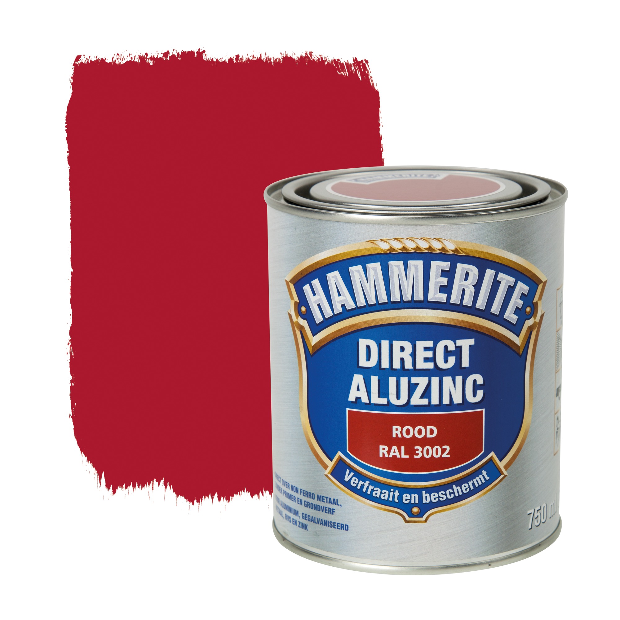Hammerite Direct Aluzinc Metaallak Rood 750 Ml hammerite kopen in de aanbieding