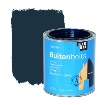 KARWEI buitenbeits gevelbetimmeringen geldersblauw dekkend 750 ml