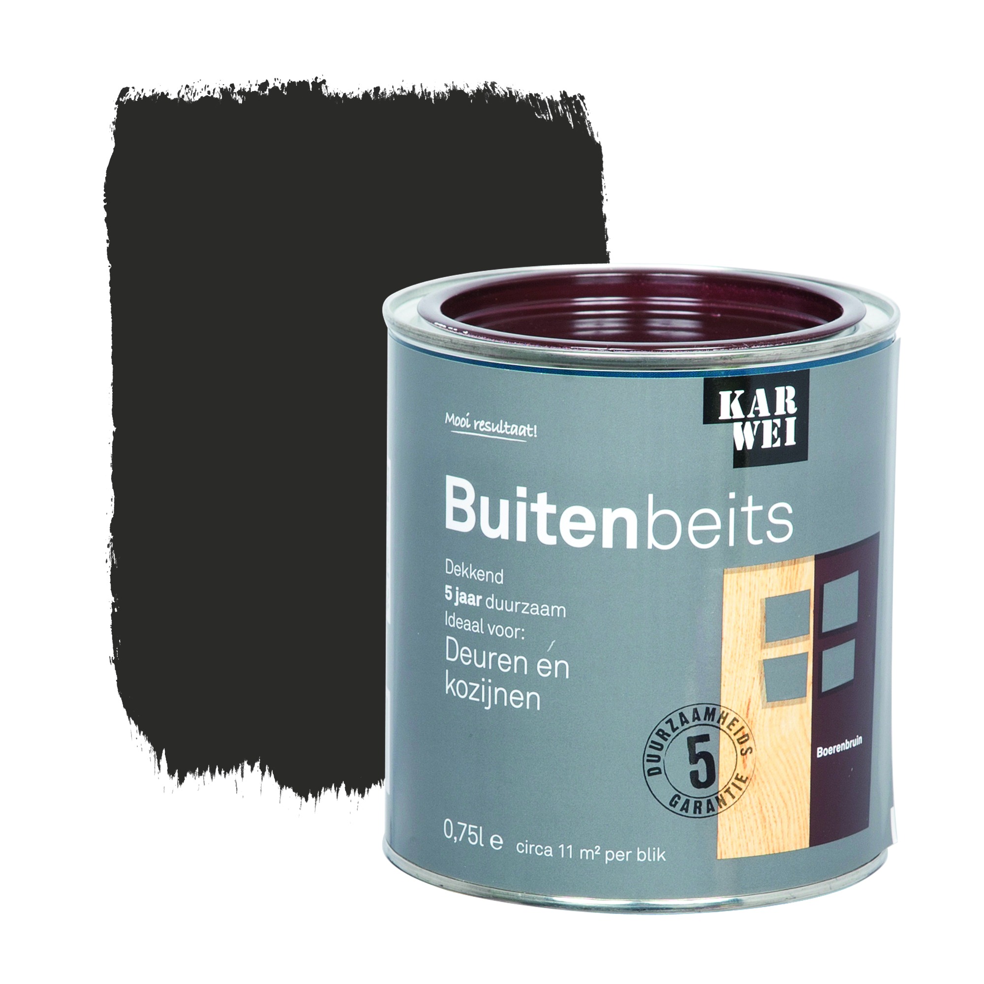 Karwei Buitenbeits Deuren En Kozijnen Boerenbruin Dekkend 750 Ml karwei kopen in de aanbieding
