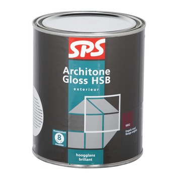 SPS Architone lak HSB hoogglans engels rood 1 l