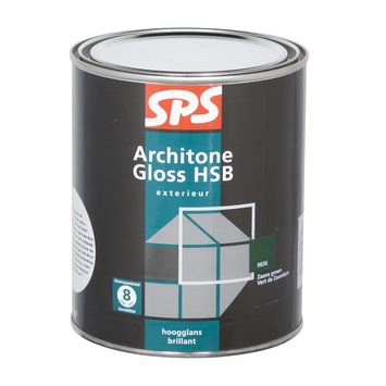 SPS Architone lak HSB hoogglans zaans groen 1 l