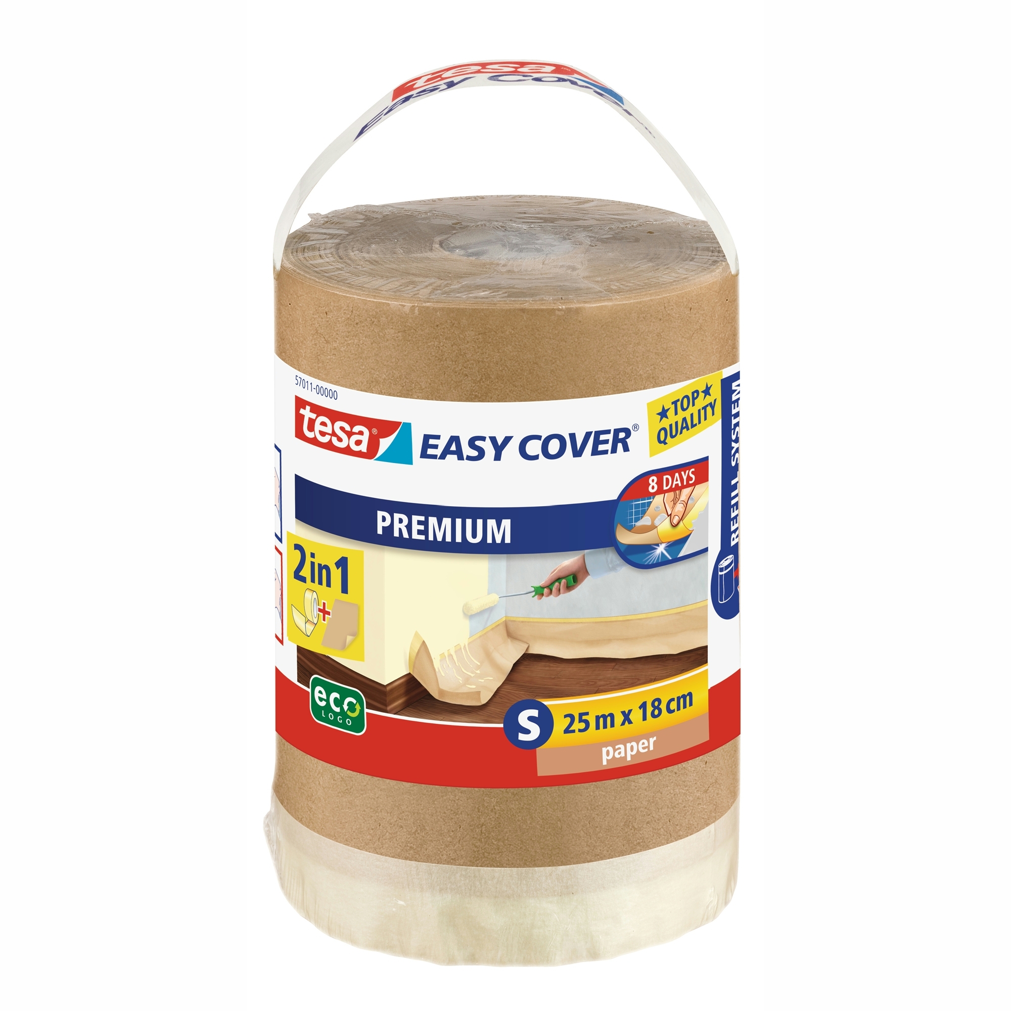 Tesa Easy Cover S 2 In 1 Afdekpapier Navulling 25Mx18Cm tesa kopen in de aanbieding