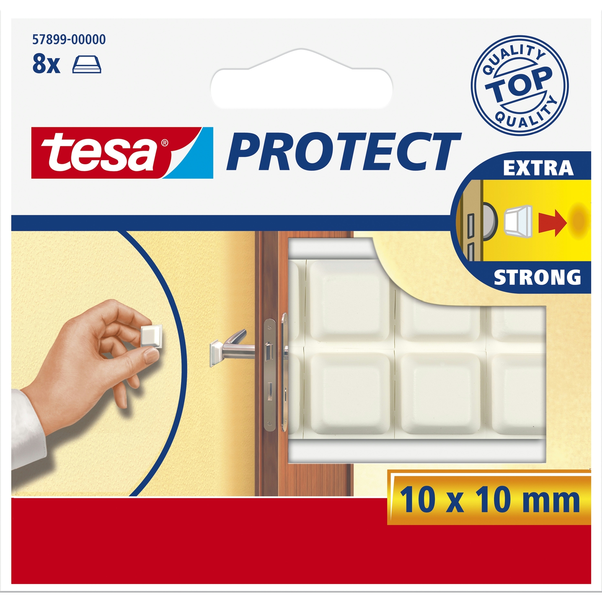 Tesa Protect Vilt 10Mmx10Mm Wit 8 Stuks tesa kopen in de aanbieding
