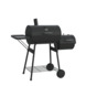 Jamestown rookbarbecue Jamestown metaal zwart 118x56x132 cm 3 branders